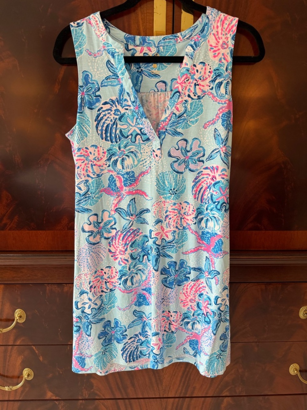Lilly Pulitzer Dev Dress "Bahamas Beachcomber" Size Small - Picture 3 of 11